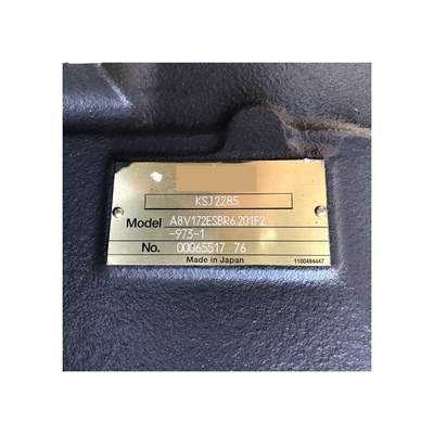 100٪ KSJ2285 A8V172ESBR6 Excavator پمپ اصلی Rexroth A8V172 پمپ هیدرولیک بهترین فروش